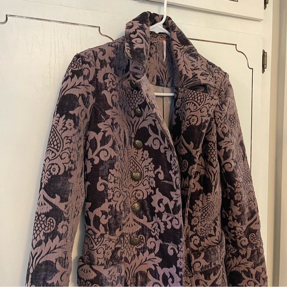 Free People Brocade coat